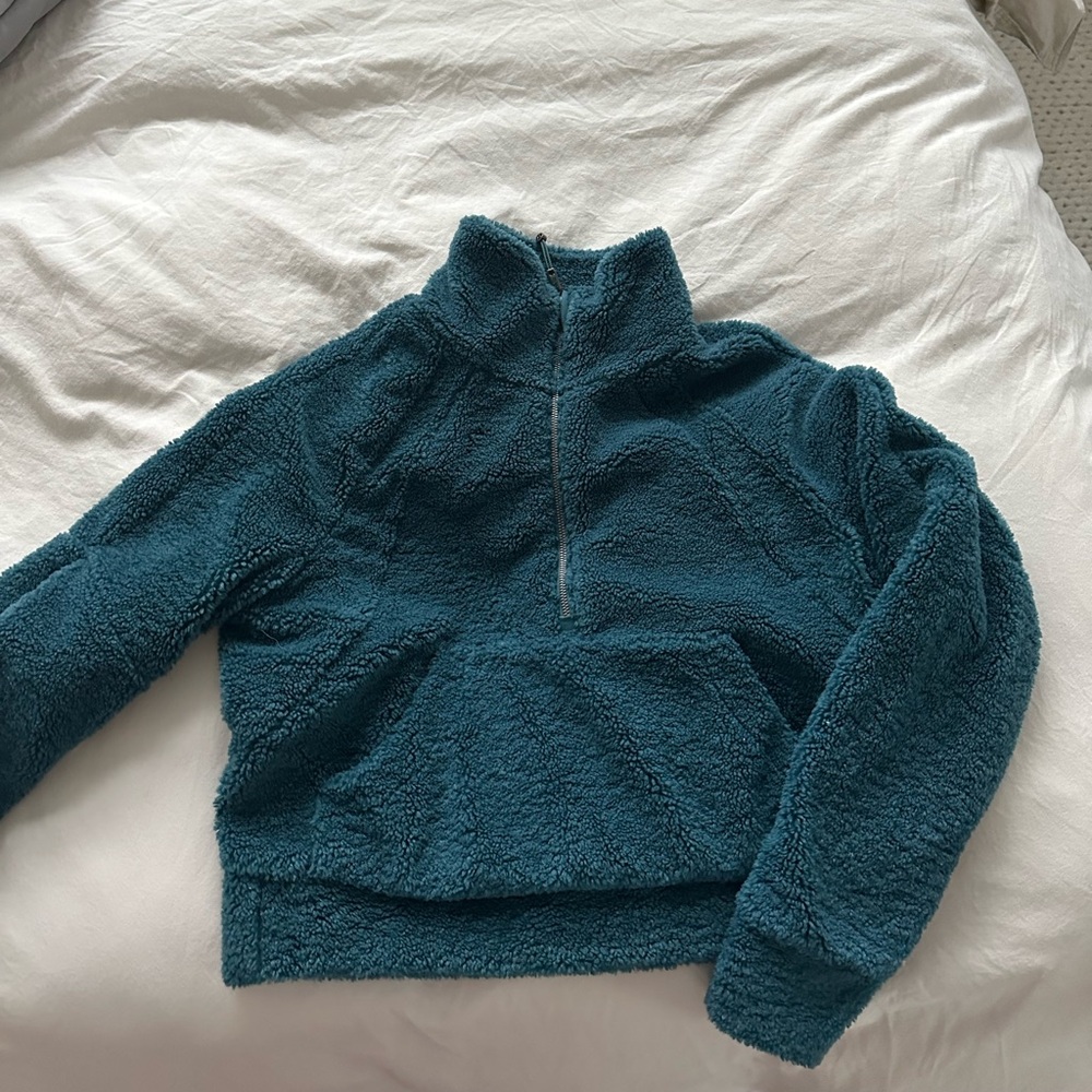 Lululemon Cropped Sherpa Half Zip